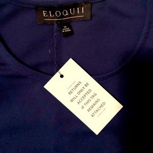 Eloquii purple top in US 16
